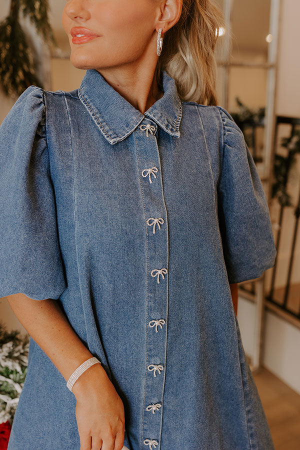 Flirty Feels Denim Mini Dress