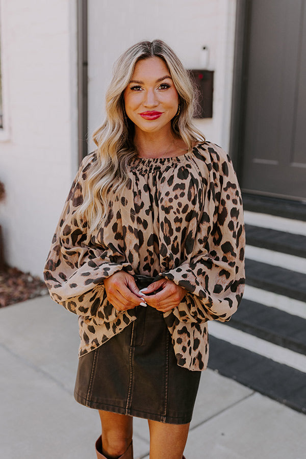 Chic Statement Leopard Top