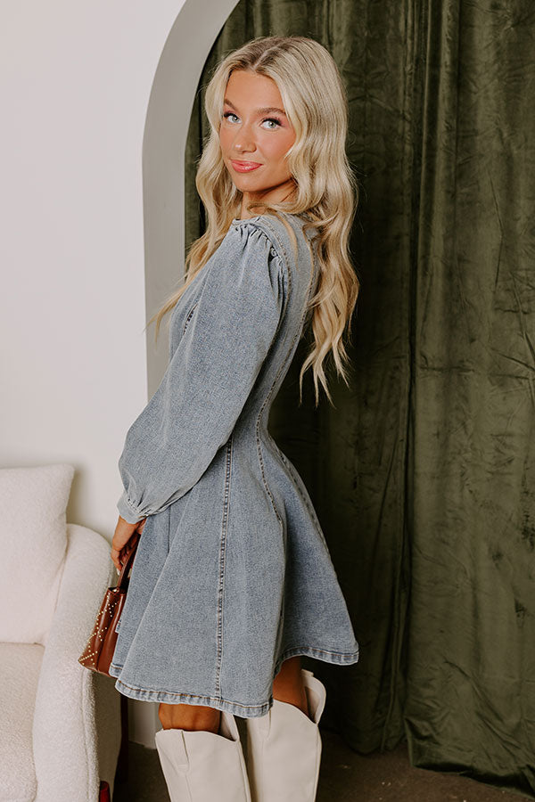 Denim Dreams Mini Dress