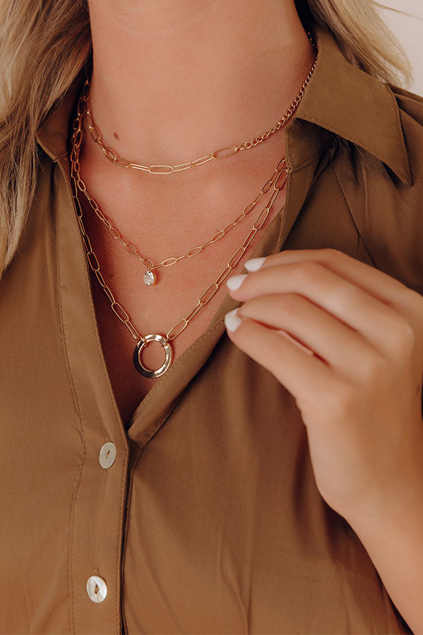 Simply Chic Layered Necklace Image - 1