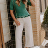 City Chic Sweater Top in Hunter Green Image - 1