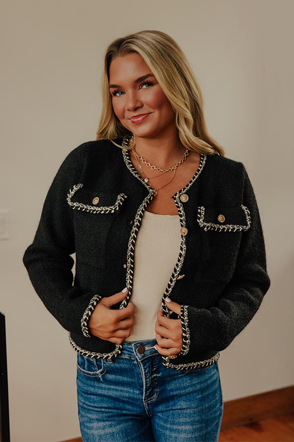 Chic A La Mode Knit Jacket Image - 2