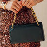 Happy Hour Meetup Faux Leather Purse in Black Image - 1