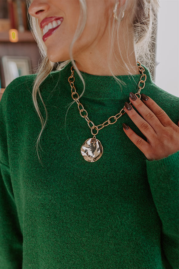 Caught Your Eye Link Necklace