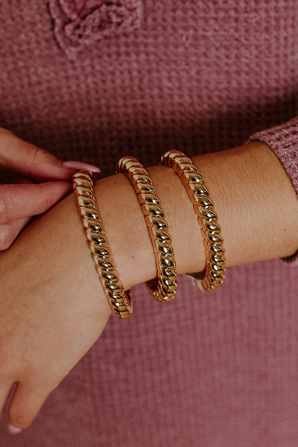 Classy And Chic Cuff Bracelet Set