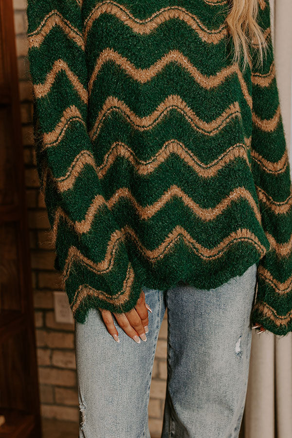 Hot Cider Sippin Pointelle Knit Sweater