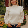 Uptown Girl Knit Top in Ivory Image - 1