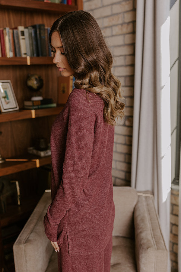 Cozy Vibes Ribbed Top