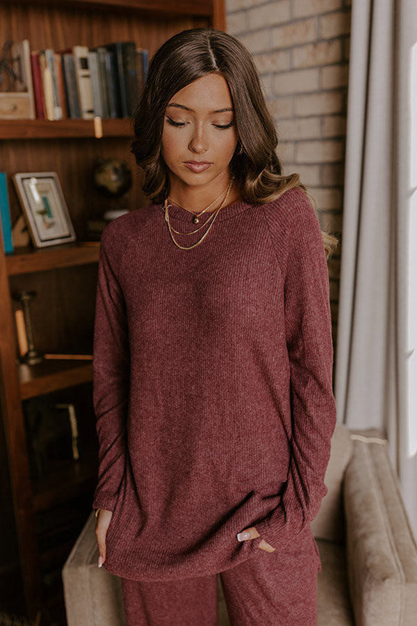 Cozy Vibes Ribbed Top