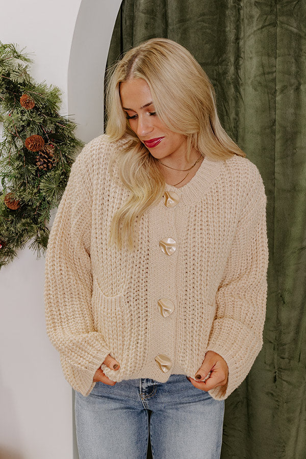 Coffee Shop Cuddles Knit Cardigan