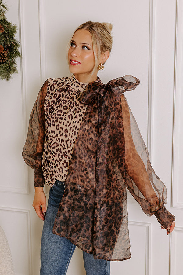 Paris Chic Leopard Top