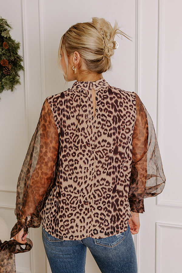 Paris Chic Leopard Top