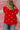 Hugs And Kisses Vest Top in Red Curves