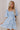 Affectionate Allure Tiered Mini Dress in Sky Blue