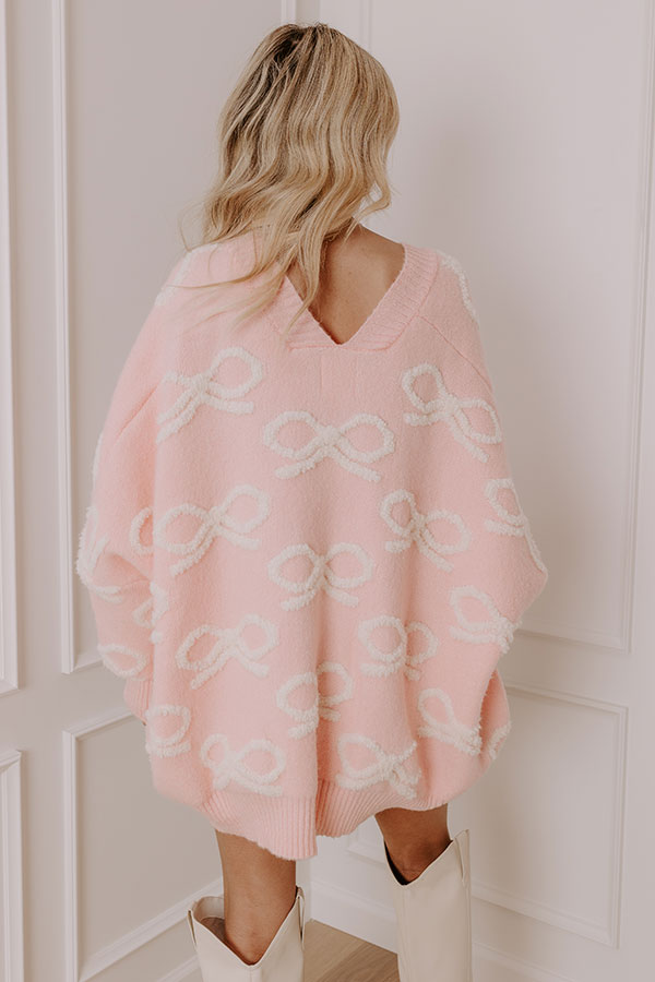 Coquette Cutie Oversized Knit Cardigan