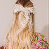 Love Story Lace Bow Hair Clip Image - 1