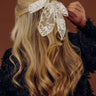 Love Story Lace Bow Hair Clip Image - 1