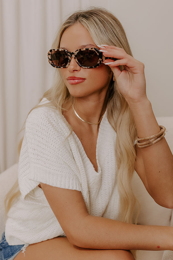 Freyrs Onyx Sunglasses in Milky Tortoiseshell