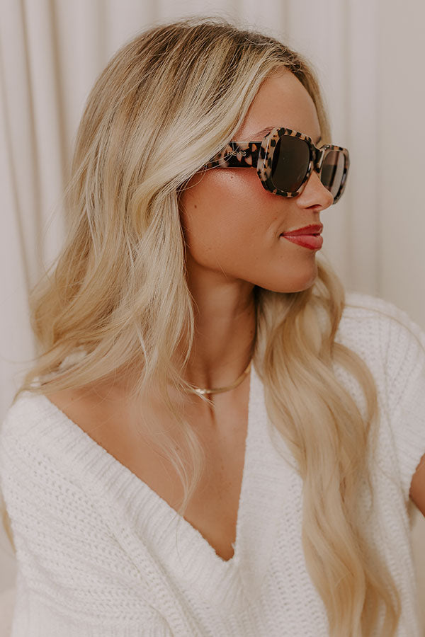 Freyrs Onyx Sunglasses in Milky Tortoiseshell