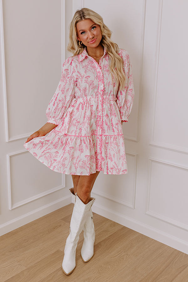 Memory Lane Floral Mini Dress