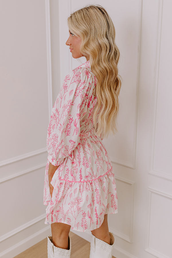 Memory Lane Floral Mini Dress