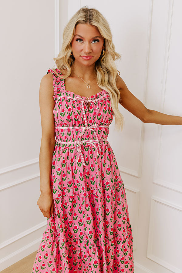 Southern Charm Floral Midi