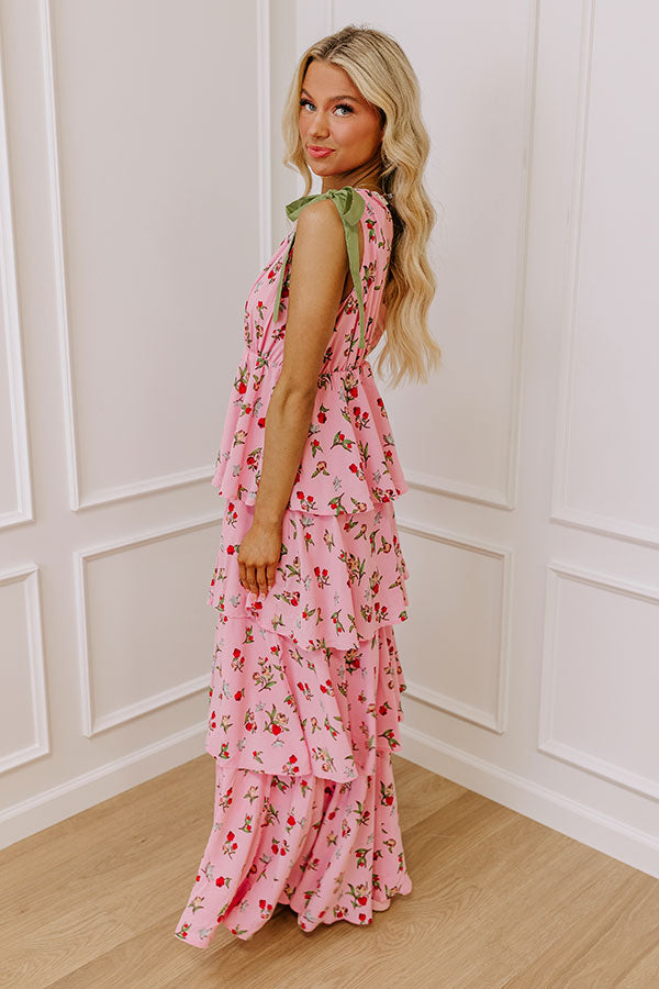 Garden Dreams Tiered Maxi Dress