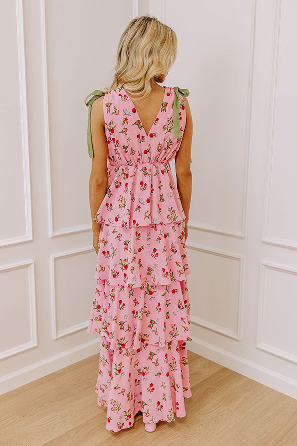 Garden Dreams Tiered Maxi Dress