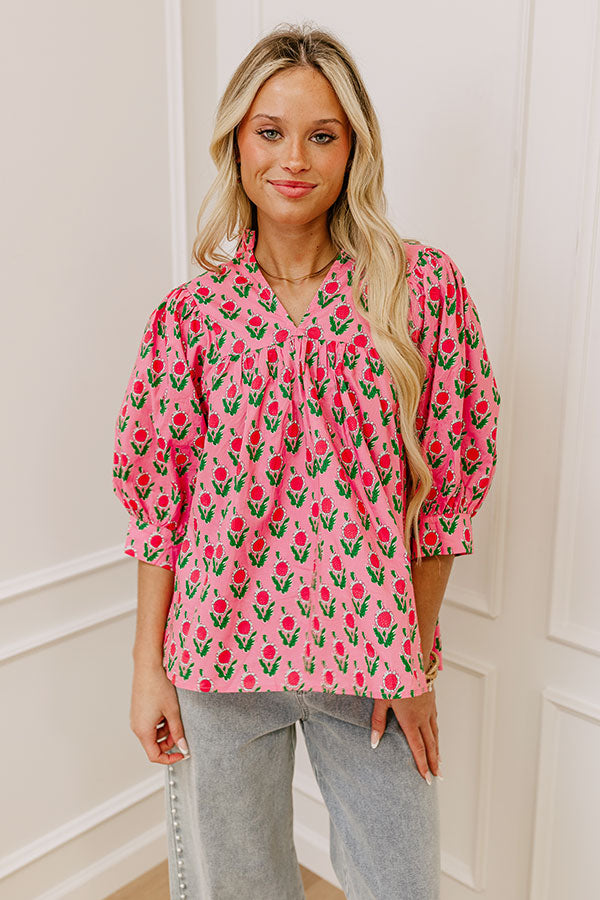 Boho Vibes Floral Top