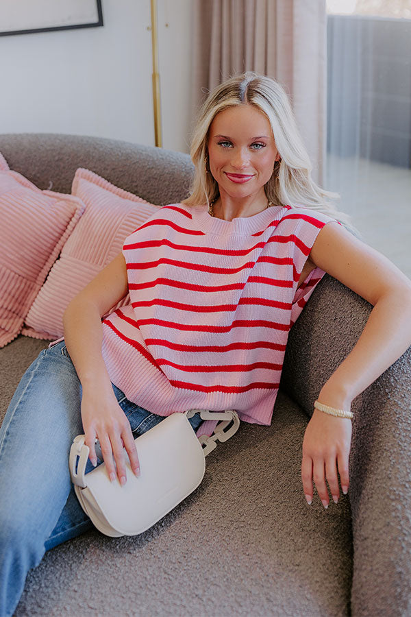 Sweet Embrace Stripe Knit Top