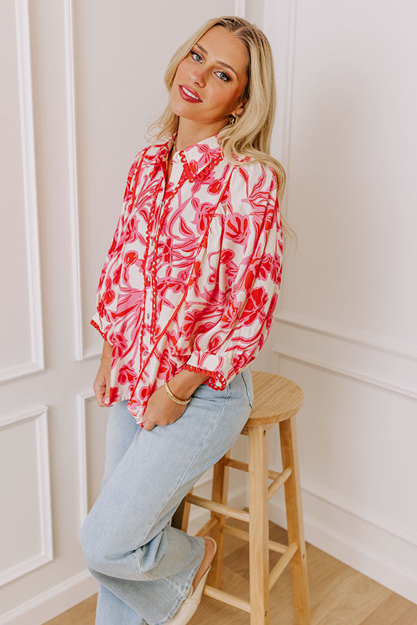 Vineyard Dreams Floral Top