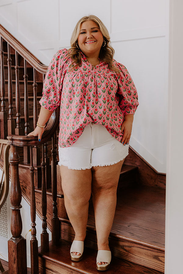 Boho Vibes Floral Top Curves