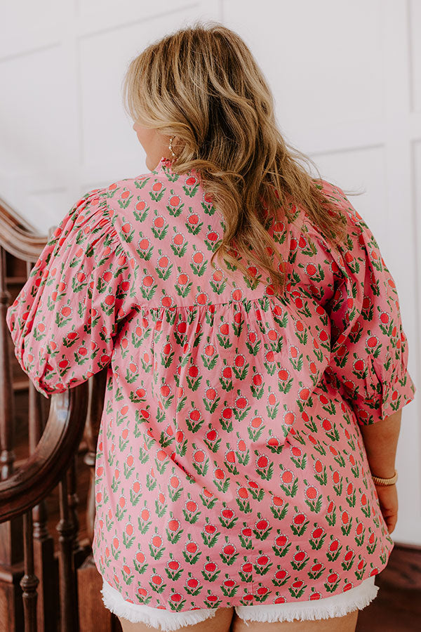 Boho Vibes Floral Top Curves