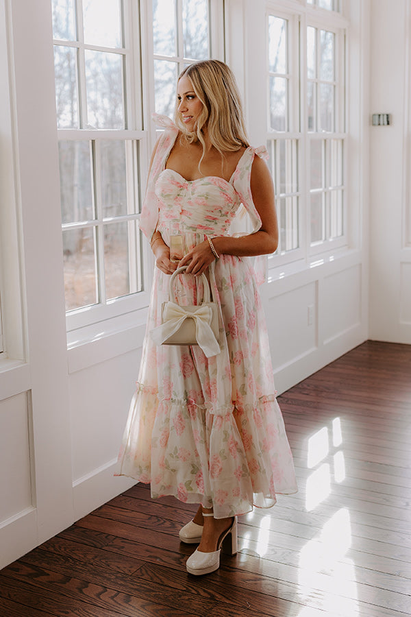 Sweet Darling Floral Midi Dress