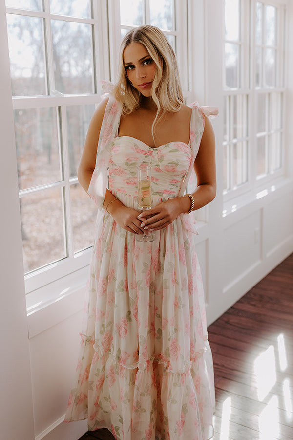 Sweet Darling Floral Midi Dress