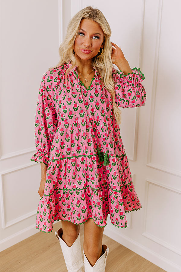 Playful Pursuits Floral Mini Dress