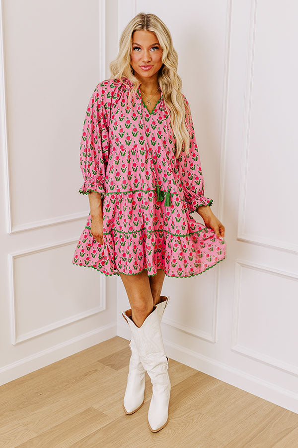 Playful Pursuits Floral Mini Dress