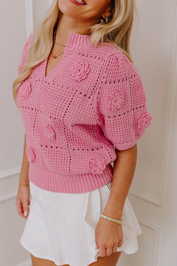 Smiles and Sunshine Knit Top