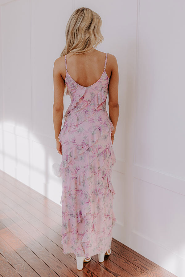 Romance In Florence Floral Maxi Dress