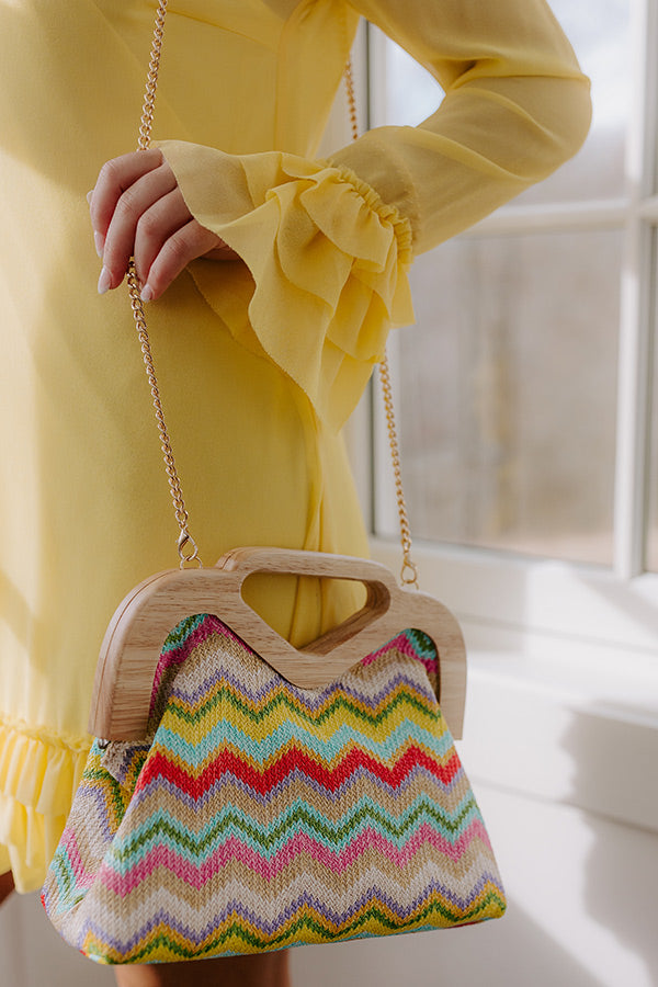 Sunny Days Ahead Woven Purse in Multi