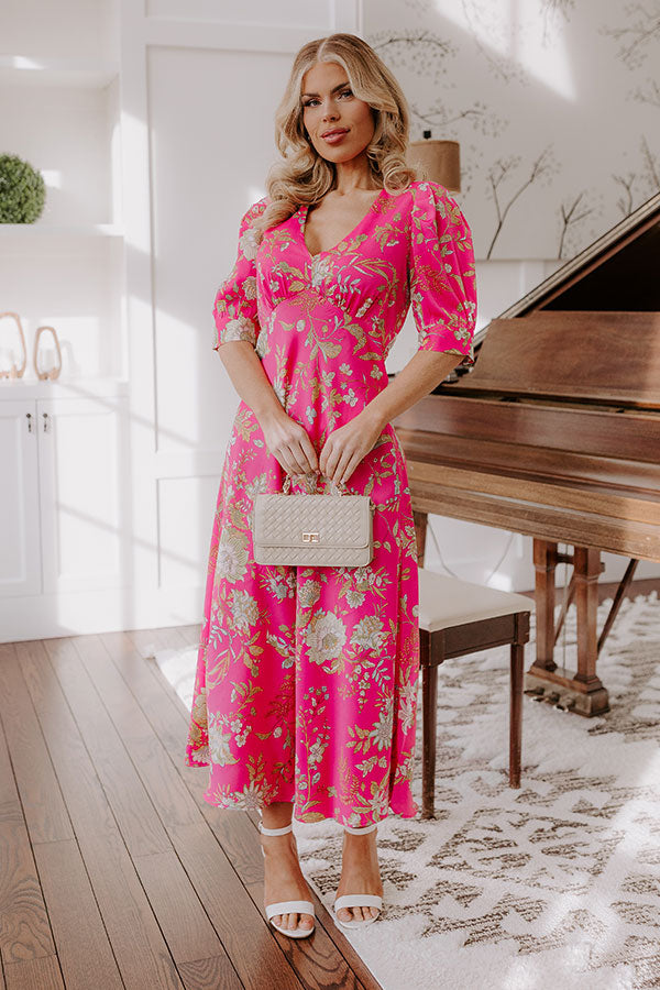 Chateau Brunch Floral Maxi Dress