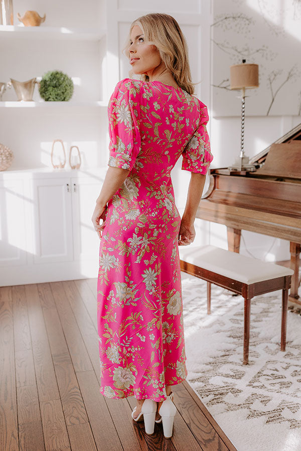 Chateau Brunch Floral Maxi Dress