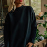 Small Town Bistro Knit Sweater in Black Image - 1