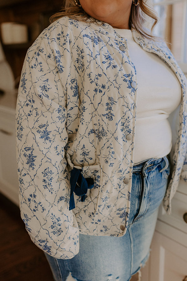 French Countryside Floral Jacket Curves