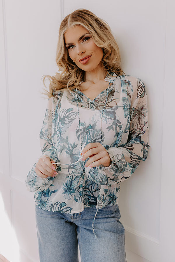 Secret Garden Floral Top