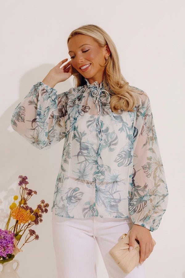 Secret Garden Floral Top Image - 2