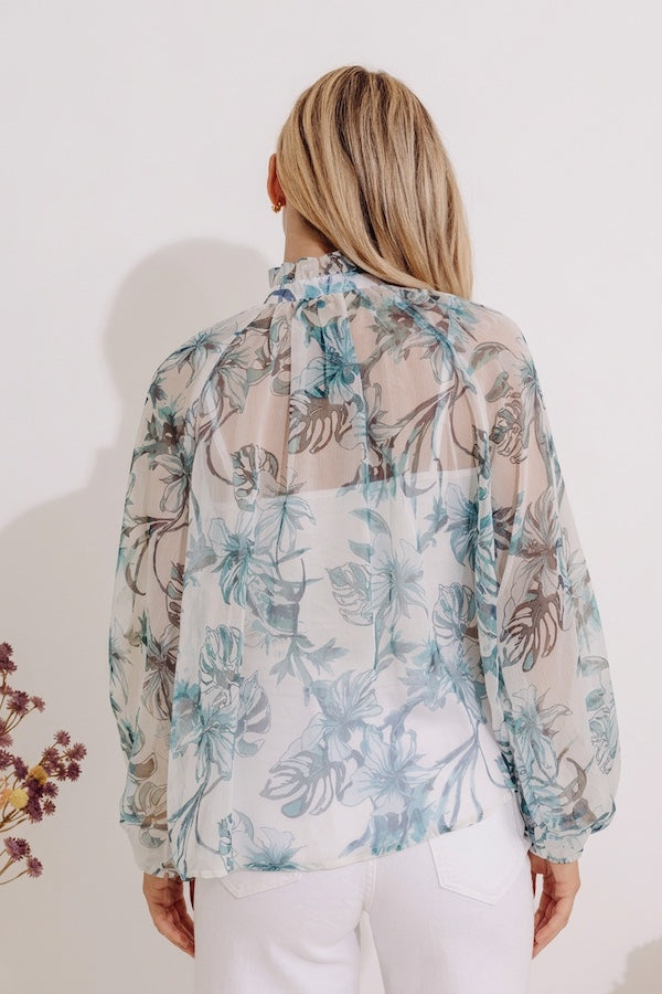 Secret Garden Floral Top Image - 4