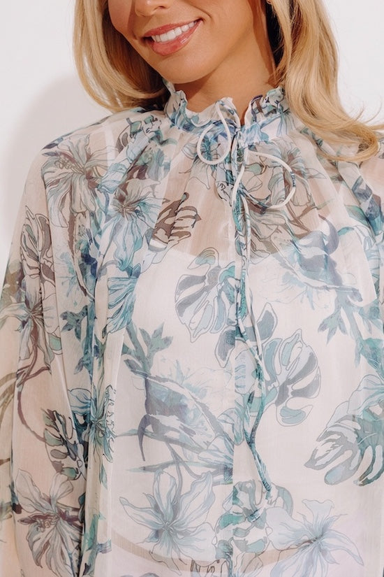 Secret Garden Floral Top Image - 5