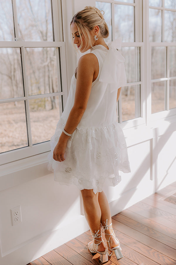 Love At First Kiss Organza Mini Dress