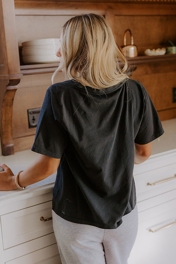 Casual Cues Tee in Black   